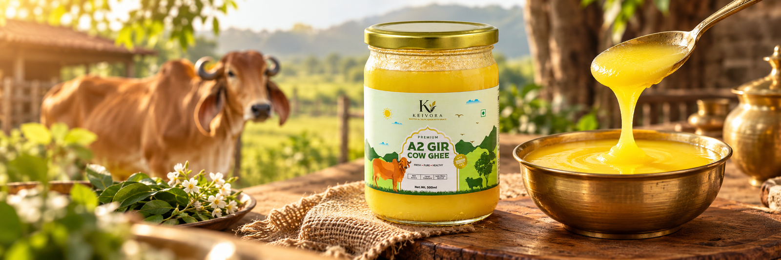 From Gir Cow Milk to Your Kitchen: What Makes Premium A2 Ghee Special?