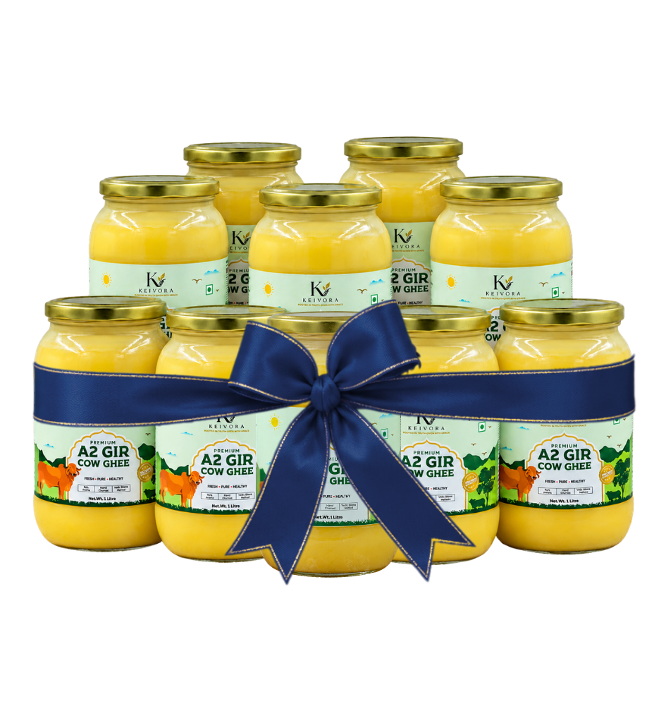 Gir Cow Bilona Ghee Pack: 10 x 1L