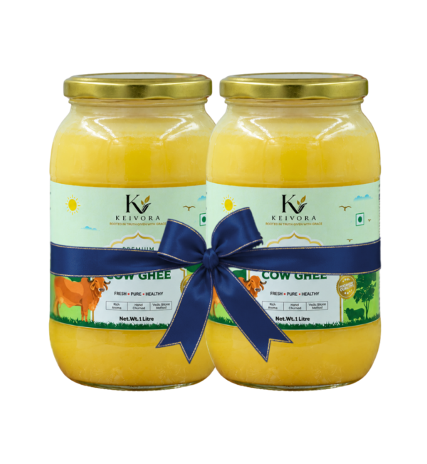 Gir Cow Bilona Ghee Twin Pack: 2 x 1L